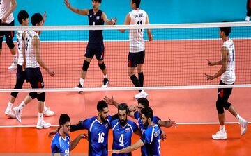 مصاف والیبال ایران با آمریکا در تورنمت تدارکاتی اسلوونی