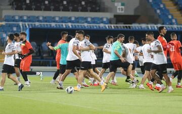 تمرین یک ساعته پرسپولیس در ورزشگاه دیدار با الهلال 