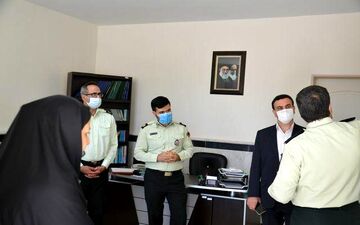 گزارش تصویری/حضور مدیرکل امور اجتماعی استانداری کرمانشاه در معاونت اجتماعی پلیس