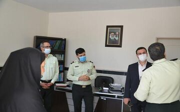 گزارش تصویری/حضور مدیرکل امور اجتماعی استانداری کرمانشاه در معاونت اجتماعی پلیس