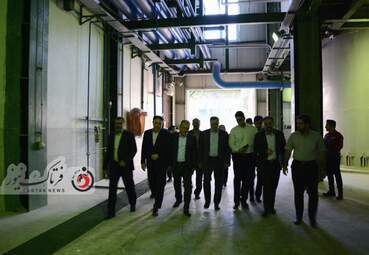 بازدید معاون اجرایی رئیس جمهور  از کارخانه اسیدسیتریک کرمانشاه