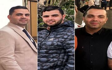 
لحظه مطلع شدن هنیه از شهادت اعضای خانواده‌اش
