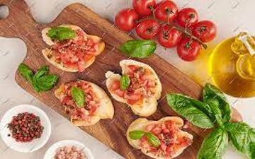 فینگر فود جدید | طرز تهیه بروسکتای توت فرنگی !