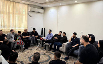 حضور گل محمدی در منزل مرحوم فرید نمازی