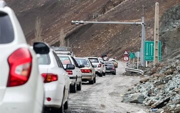 جاده چالوس از ساعت ۱۴ یکطرفه شد/ بارش برف و باران در ۱۵ استان
