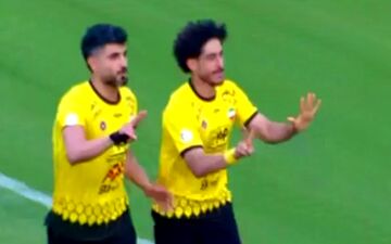 گل اول سپاهان به مس رفسنجان + ویدئو