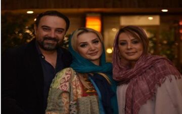 برزو ارجمند به همراه همسر و خواهرش (عکس)