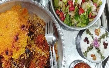 غذای فوق العاده خوشمزه و بدون گوشت میخوای؟ بادمجان پلو معرکه است/امتحان کن