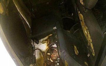معمای جسد سوخته یک کارتن خواب با هویت مجهول در خودرو + عکس