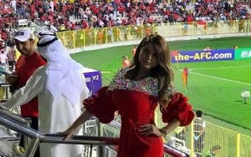 حضور بانوی مدلینگ در بازی پرسپولیس سوژه شد