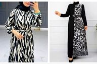 پیراهن سفید مشکی مجلسی: ۱۵ مدل خاص برای استایل خیره‌کننده