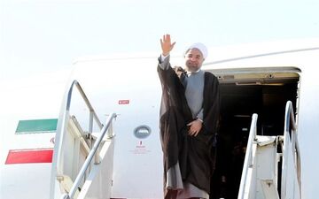 بازگشت روحانی به تهران