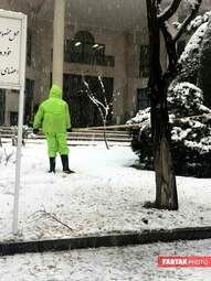 برف در تهران