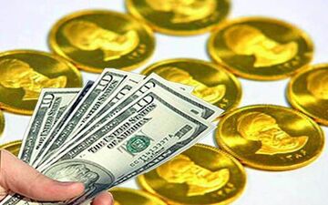تغییرات قیمت سکه و دلار در بازار امروز