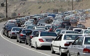 ترافیک پرحجم در جاده‌های مازندران