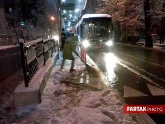 برف در تهران