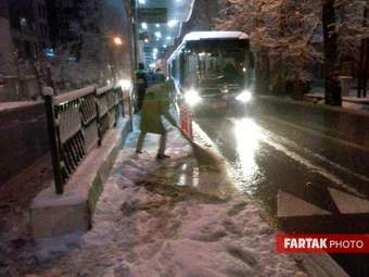 برف در تهران