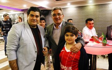 دیدار «سالار عقیلی» با سرمربی پرسپولیس + عکس