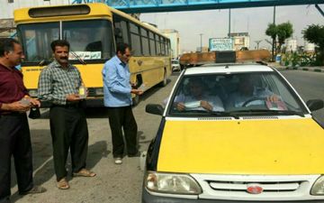 دور جدید توزیع اقلام بهداشتی در بین ناوگان اتوبوسرانی