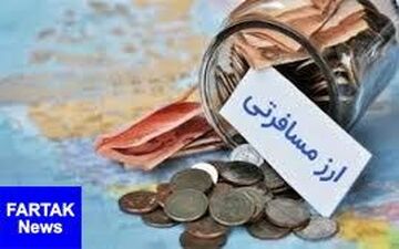  قیمت ارز مسافرتی امروز ۹۷/۱۲/۲۳