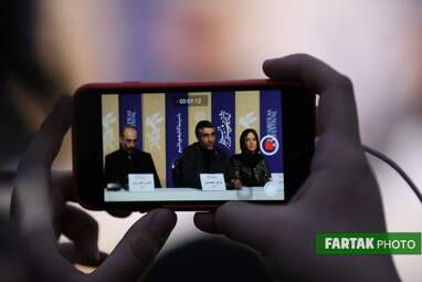 نشست خبری فیلم "دو زیست" با حضور پرسپولیسی معروف
