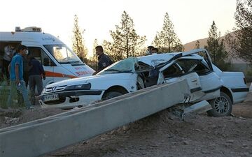 ۸ نفر در حادثه رانندگی در محور جهرم جان باختند