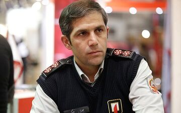 آتش سوزی در ساختمان مسکونی چهار طبقه در تهران