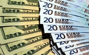 قیمت دلار و یورو بازار آزاد امروز شنبه ۲ خرداد ۱۴۰۵ 