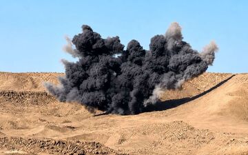 انهدام مهمات باقی‌مانده از حملات آمریکا و رژیم صهیونیستی در پاکدشت
