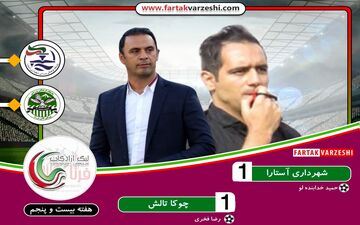 نخستین امتیاز جمشیدیان در نیم فصل دوم/پاشا همچنان امتیاز می گیرد! 