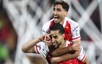گل اول پرسپولیس به نساجی + ویدئو