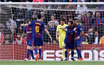  بارسلونا 5-1 ویارئال: آتش بازی بارسلونا برابر زیردریایی ها