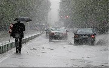 بارش باران در برخی شهرهای کشور