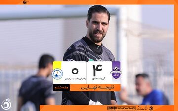 آریو اسلامشهر با چهار گل قدرت‌نمایی کرد؛ عنایتی و پالایش نفت در شوک سنگین