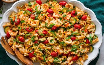 طرز تهیه پاستا با سبزیجات| خیلی عالیه!