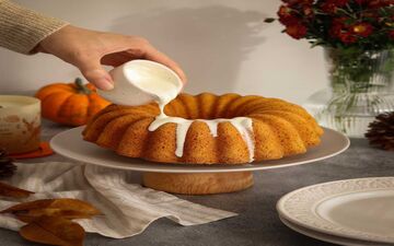 طرز تهیه  کیک کدو حلوایی بدون فر| خیلی خوشمزه س!