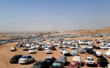 تصاویری دیدنی از زیر ساخت‌ها و تردد روان زوار اربعین در مرز خسروی