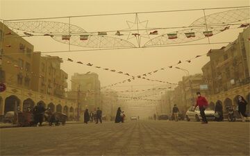 گرد و خاک مدارس شوش را هم تعطیل کرد 
