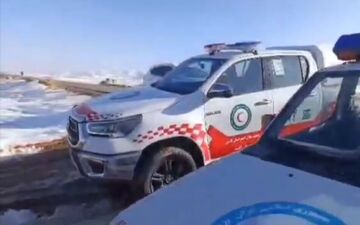 نجات نفس‌گیر در دل کوهستان؛ عملیات ۲۴ ساعته هلال‌احمر فارس/ نجات جان پنج نفر در منطقه صعب‌العبور بل 