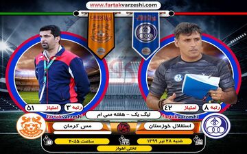 بهترین تیم نیم فصل دوم بدنبال تداوم موفقیت‌ها/ روز سخت شاگردان حسینی در اهواز 