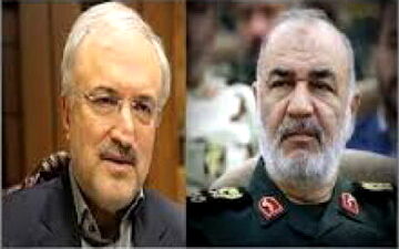 موافقت فرمانده کل سپاه با درخواست وزیر بهداشت و درمان