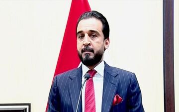 دیدار رئیس پارلمان عراق با نماینده ترامپ پیش از جلسه تعیین رئیس‌جمهور
