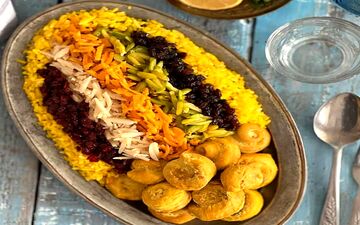 مرصع پلو مجلسی رو این طوری درست کن/دستور تهیه مرحله به مرحله