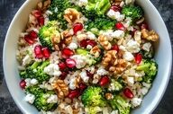 طرز تهیه سالاد کلم بروکلی |مقوی و خوش رنگ و لعاب