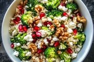 طرز تهیه سالاد کلم بروکلی |مقوی و خوش رنگ و لعاب