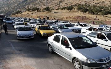  ترافیک در محورهای مازندران نیمه سنگین است