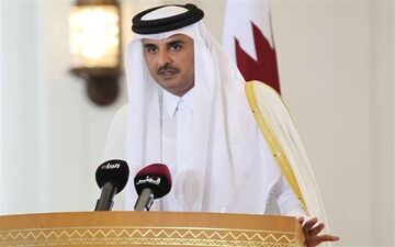 تماس تلفنی امیر قطر و نخست‌وزیر بحرین