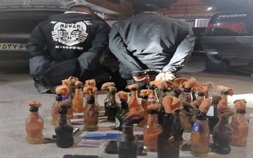 کشف ۳۵ کوکتل مولوتف و دستگیری ۲ متهم خرابکار در اعتراضات اخیر کوار