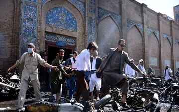 انفجار در مسجدی در افغانستان ۴۵ کشته و زخمی برجا گذاشت 