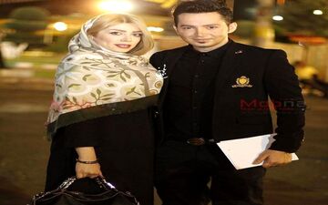 تصاویری از شهنام شهابی به همراه همسرش در یک مراسم (عکس)